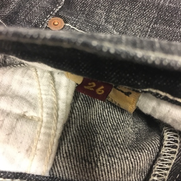 7 For All Mankind Black Grey Bootcut Jeans Denim - Picture 9 of 10